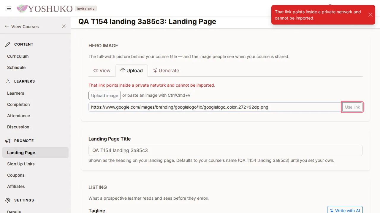 Monetization (Landing Page) screen