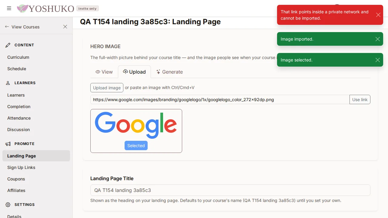 Monetization (Landing Page) screen